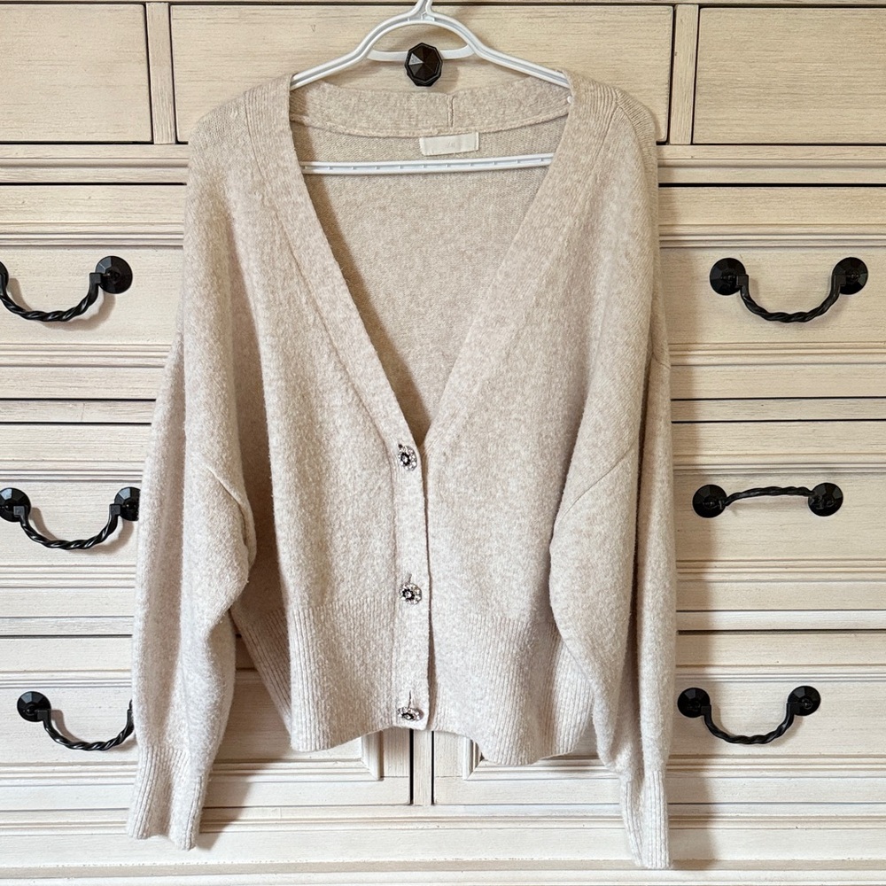 h&m chunky cardigan